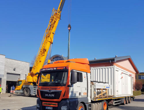 Twins of CHP containers to the Netherlands